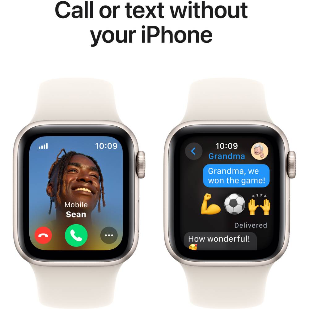 Смарт-часы APPLE Watch SE GPS+Cellular 40mm Starl Alum Case Starl Sp/b - M/L Операционная система Watch OS