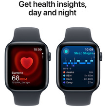 Смарт-часы APPLE Watch SE GPS+Cellular 44mm Midnight Alum Case Midnight Sp/b - S/M