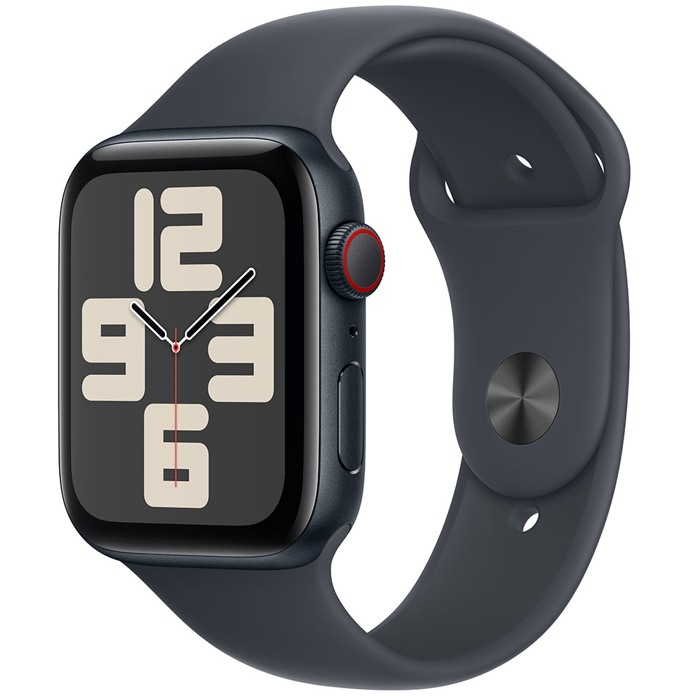 Смарт-часы APPLE Watch SE GPS+Cellular 44mm Midnight Alum Case Midnight Sp/b - S/M