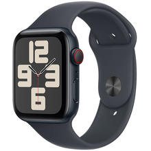 Смарт-годинник APPLE Watch SE GPS+Cellular 44mm Midnight Alum Case Midnight Sp/b - S/M