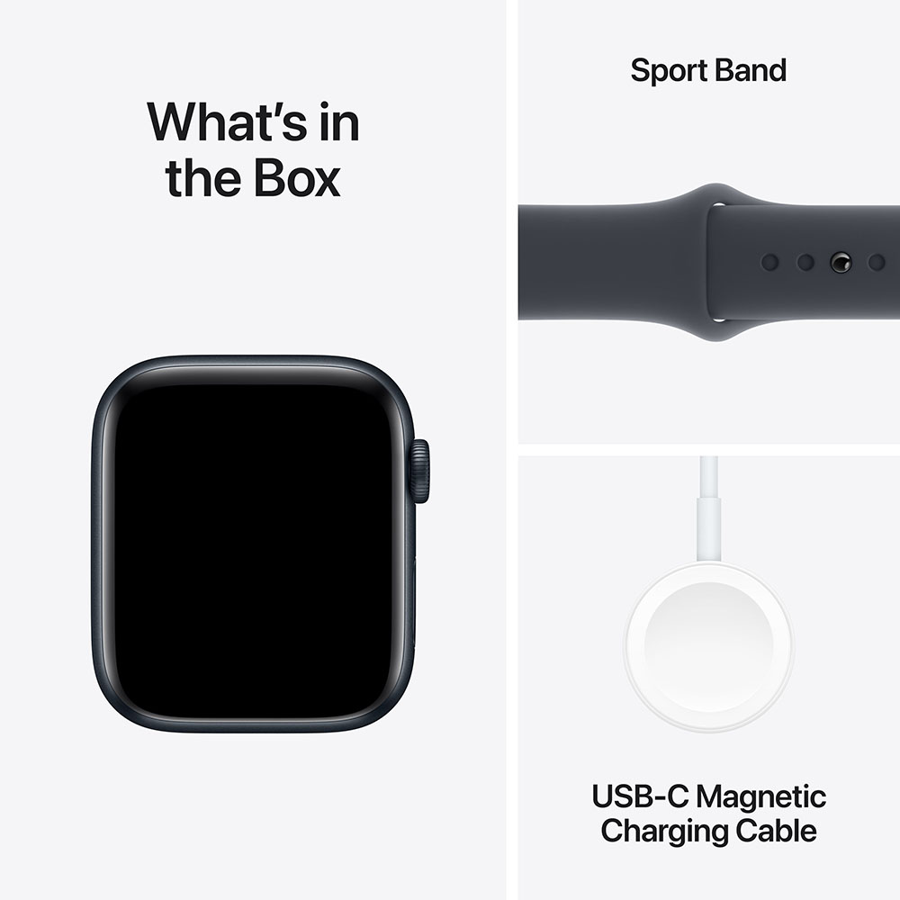 Фото Смарт-часы APPLE Watch SE GPS+Cellular 44mm Midnight Alum Case Midnight Sp/b - S/M