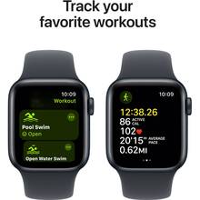 Смарт-часы APPLE Watch SE GPS+Cellular 44mm Midnight Alum Case Midnight Sp/b - S/M