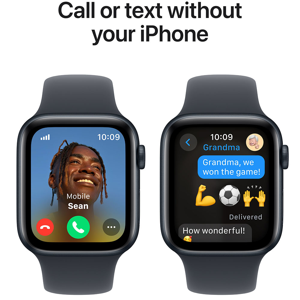 Смарт-часы APPLE Watch SE GPS+Cellular 44mm Midnight Alum Case Midnight Sp/b - M/L (MXGM3QH/A) Вид деятельности гольф