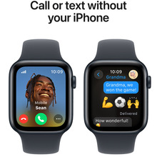 Смарт-часы APPLE Watch SE GPS+Cellular 44mm Midnight Alum Case Midnight Sp/b - M/L (MXGM3QH/A)