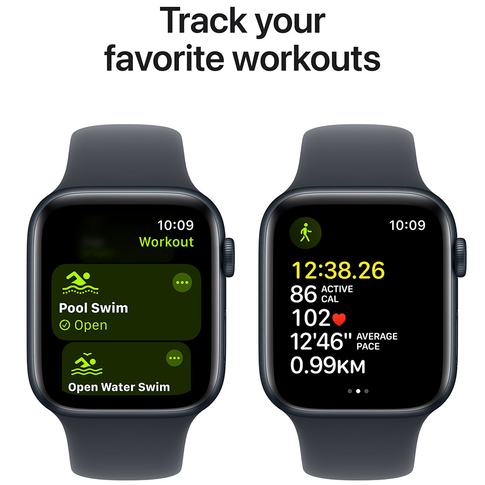 Фото Смарт-часы APPLE Watch SE GPS+Cellular 44mm Midnight Alum Case Midnight Sp/b - M/L (MXGM3QH/A)