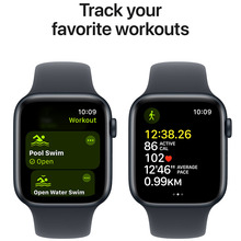 Смарт-часы APPLE Watch SE GPS+Cellular 44mm Midnight Alum Case Midnight Sp/b - M/L (MXGM3QH/A)