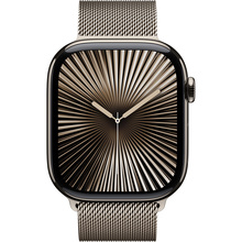 Смарт-часы APPLE Watch Series 10 GPS+Cellular 46mm Nat Tit Case Nat Milan Loop M/L (MWYC3QH/A)
