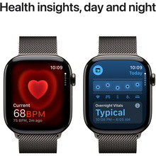 Смарт-часы APPLE Watch Series 10 GPS+Cellular 46mm Slate Tit Case Slate Milan Loop M/L