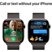 Смарт-часы APPLE Watch Series 10 GPS+Cellular 46mm Slate Tit Case Slate Milan Loop M/L