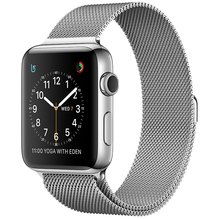 Смарт-годинник Apple Watch Series 2 42mm Stainless Steel Case with Silver Milanese Loop (MNPU2FS/A)