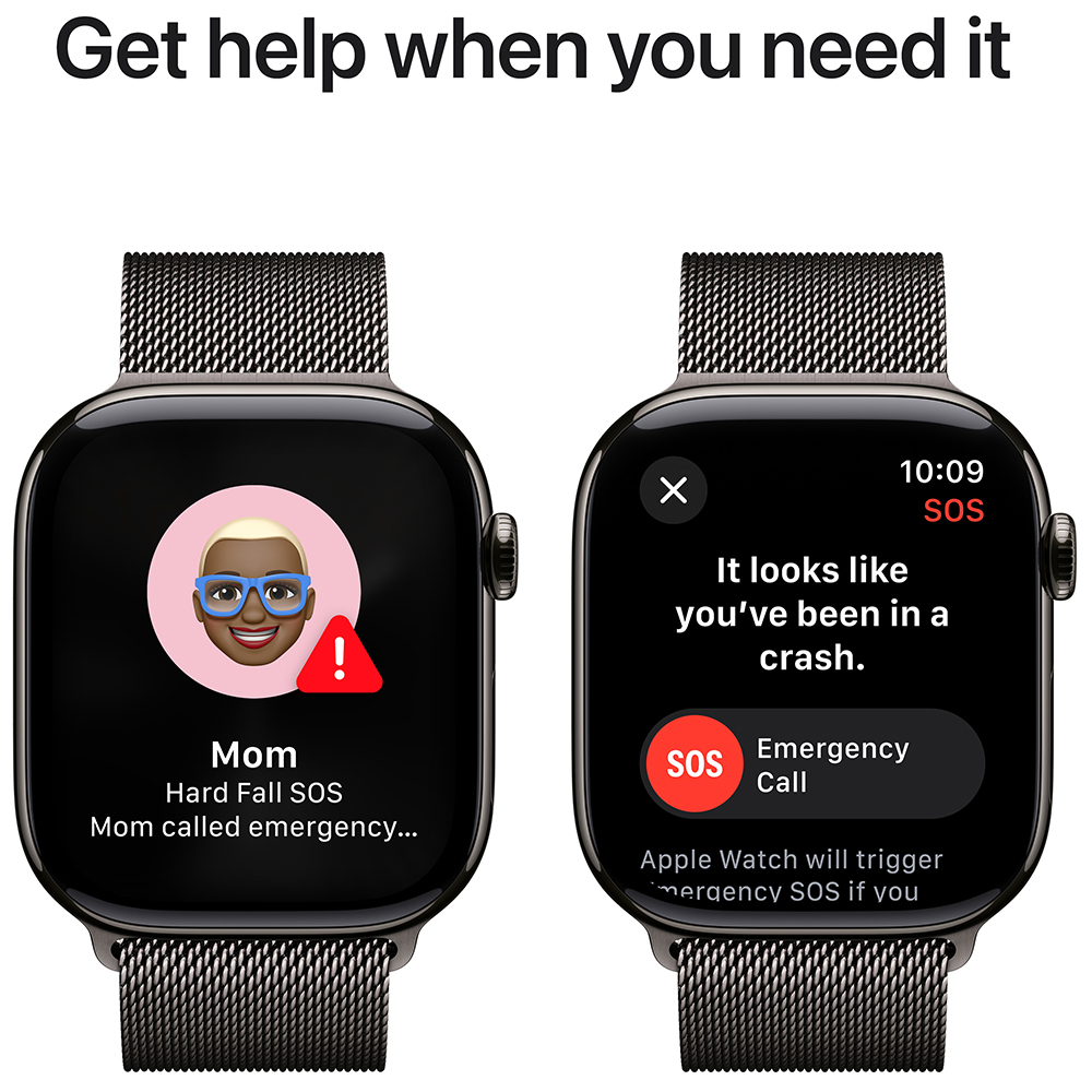 Фото Смарт-годинник APPLE Watch Series 10 GPS+Cellular 42mm Slate Tit Case Slate Milan Loop (MX053QH/A)