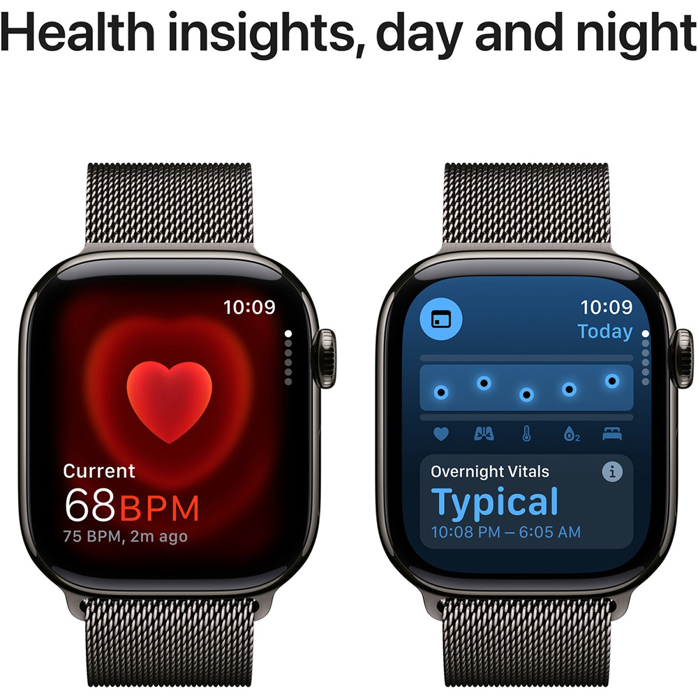 Смарт-часы APPLE Watch Series 10 GPS+Cellular 42mm Slate Tit Case Slate Milan Loop (MX053QH/A) Совместимость iOS (Apple)