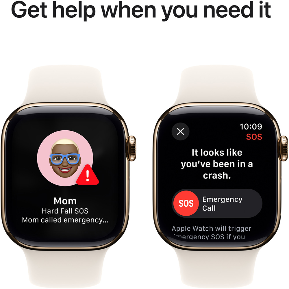 Смарт-часы APPLE Watch Series 10 GPS+Cellular 42mm Gold Tit Case Starl Sport Band M/L (MX073QH/A) Вид деятельности гольф