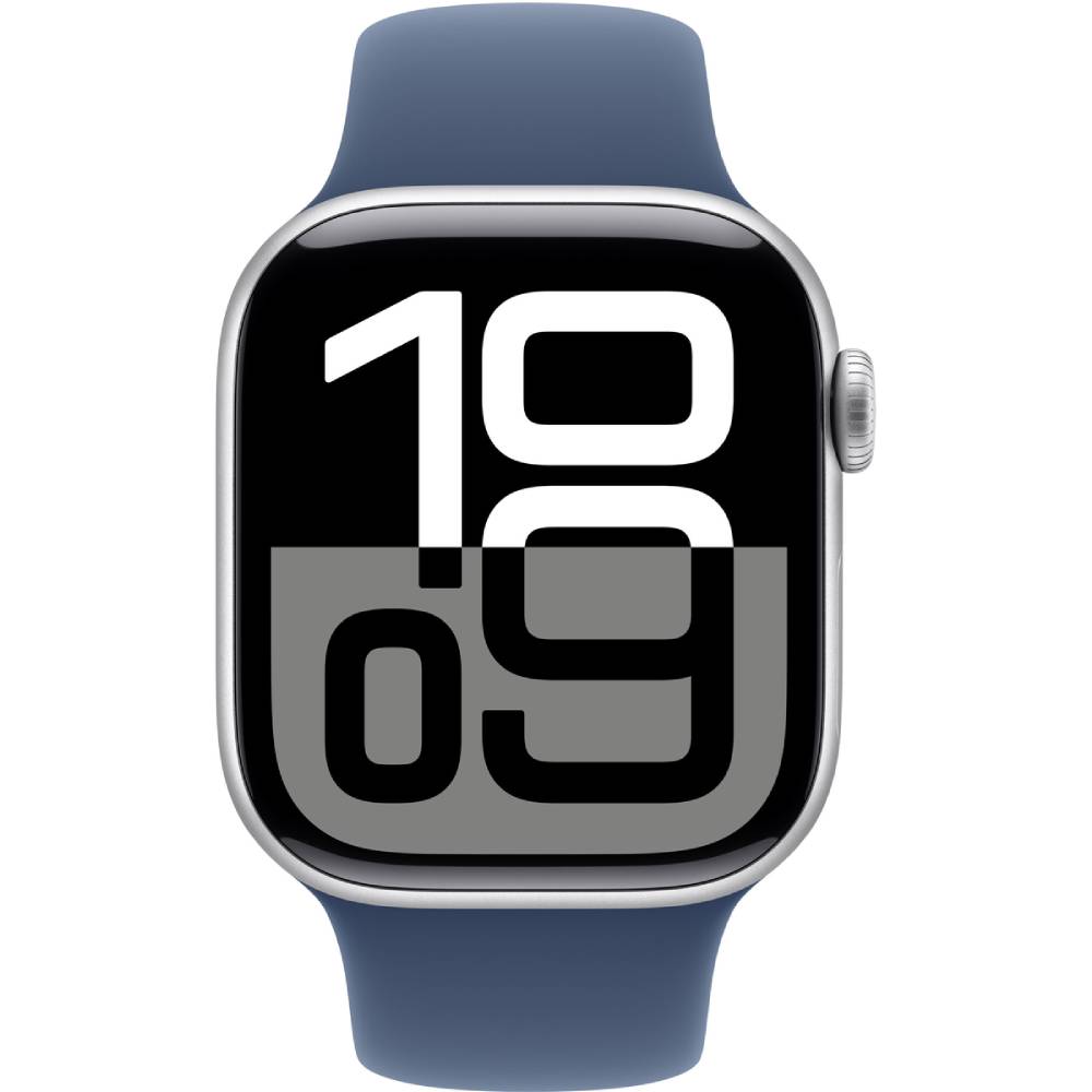 Смарт-часы APPLE Watch S10 GPS+Cellular 42mm Silver Alum Case Denim Sp/b - S/M (MWX33QH/A) Функциональность для взрослых