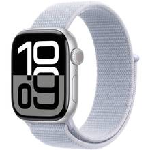 Смарт-часы APPLE Watch S10 GPS+Cellular 42mm Silver Alum Case Blue Cloud Sp Loop (MWX53QH/A)