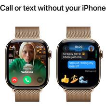 Смарт-часы APPLE Watch S10 GPS+ Cellular 42mm Gold Tit Case Gold Milan Loop (MX083QH/A)