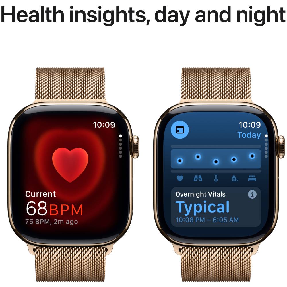 Смарт-часы APPLE Watch S10 GPS+ Cellular 42mm Gold Tit Case Gold Milan Loop (MX083QH/A) Вид деятельности бег