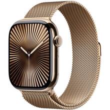 Смарт-часы APPLE Watch S10 GPS+ Cellular 42mm Gold Tit Case Gold Milan Loop (MX083QH/A)