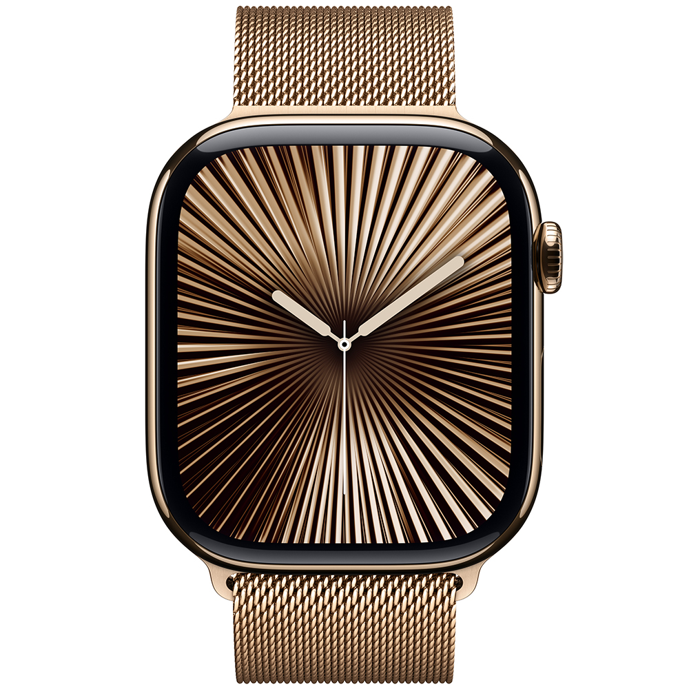 Смарт-часы APPLE Watch S10 GPS+ Cellular 42mm Gold Tit Case Gold Milan Loop (MX083QH/A) Функциональность для взрослых