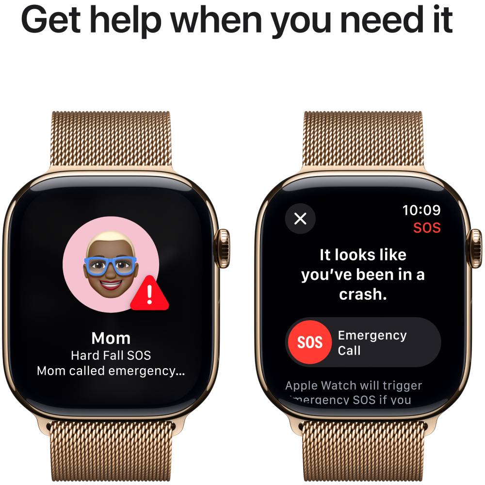 Смарт-часы APPLE Watch S10 GPS+ Cellular 42mm Gold Tit Case Gold Milan Loop (MX083QH/A) Совместимость iOS (Apple)
