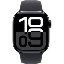 Смарт-часы APPLE Watch S10 GPS+Cellular 42mm Jet Black Alum Case Black Sp/b - S/M (MWX63QH/A)