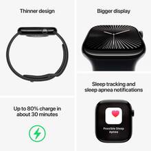 Смарт-часы APPLE Watch S10 GPS+ Cellular 42mm Nat Tit Case Stone Grey Sp/b - M/L (MWXE3QH/A)