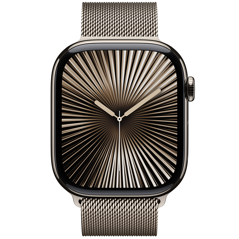 Смарт-годинник APPLE Watch S10 GPS+ Cellular 42mm Nat Tit Case Nat Milan Loop (MWXF3QH/A) Функціональність для дорослих