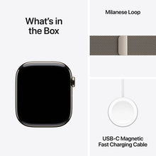 Смарт-годинник APPLE Watch S10 GPS+ Cellular 42mm Nat Tit Case Nat Milan Loop (MWXF3QH/A)