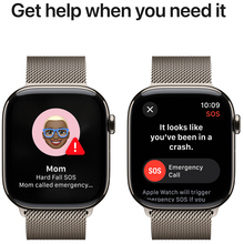 Смарт-годинник APPLE Watch S10 GPS+ Cellular 42mm Nat Tit Case Nat Milan Loop (MWXF3QH/A)