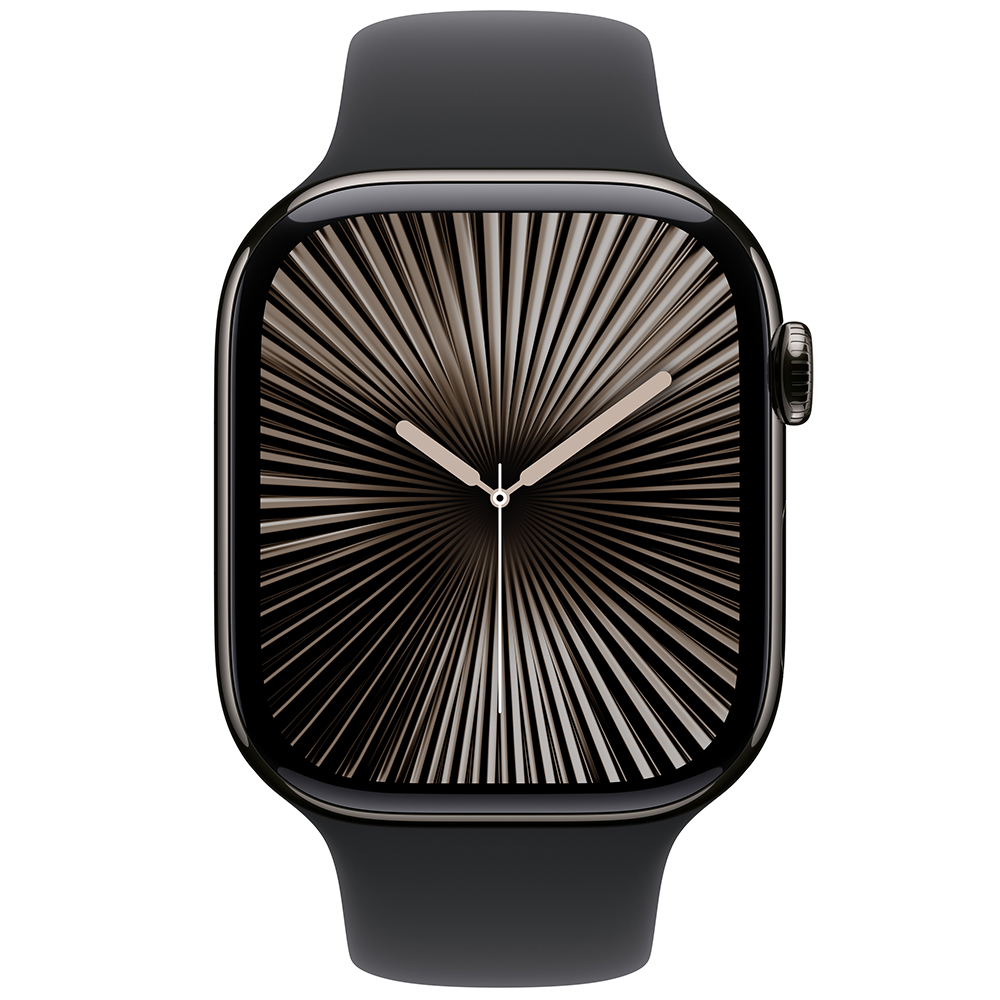 Смарт-часы APPLE Watch S10 GPS+ Cellular 42mm Slate Tit Case Black Sp/b - S/M (MWXG3QH/A) Функциональность для взрослых