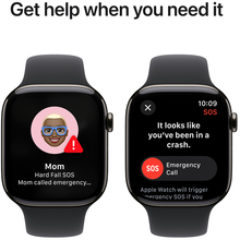Смарт-часы APPLE Watch S10 GPS+ Cellular 42mm Slate Tit Case Black Sp/b - S/M (MWXG3QH/A)