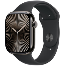 эпл вотч Смарт-часы APPLE Watch S10 GPS+ Cellular 42mm Slate Tit Case Black Sp/b - S/M (MWXG3QH/A)