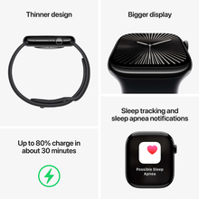 Смарт-часы APPLE Watch S10 GPS+ Cellular 42mm Slate Tit Case Black Sp/b - S/M (MWXG3QH/A)