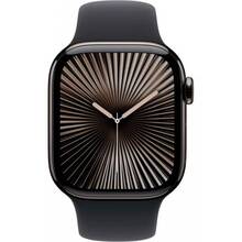 Смарт-часы APPLE Watch S10 GPS+Cellular 42mm Slate Tit Case Black Sp/b - M/L (MWXH3QH/A)