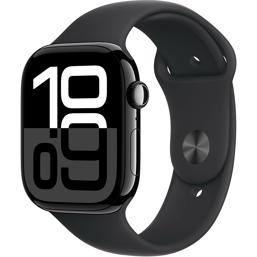 Смарт-часы APPLE Watch S10 GPS+Cellular 46mm Jet Black Aluminum Sport Band Black M/L (MWY43QH/A) Смарт-часы APPLE Watch S10 GPS+Cellular 46mm Jet Black Aluminum Sport Band Black M/L (MWY43QH/A)