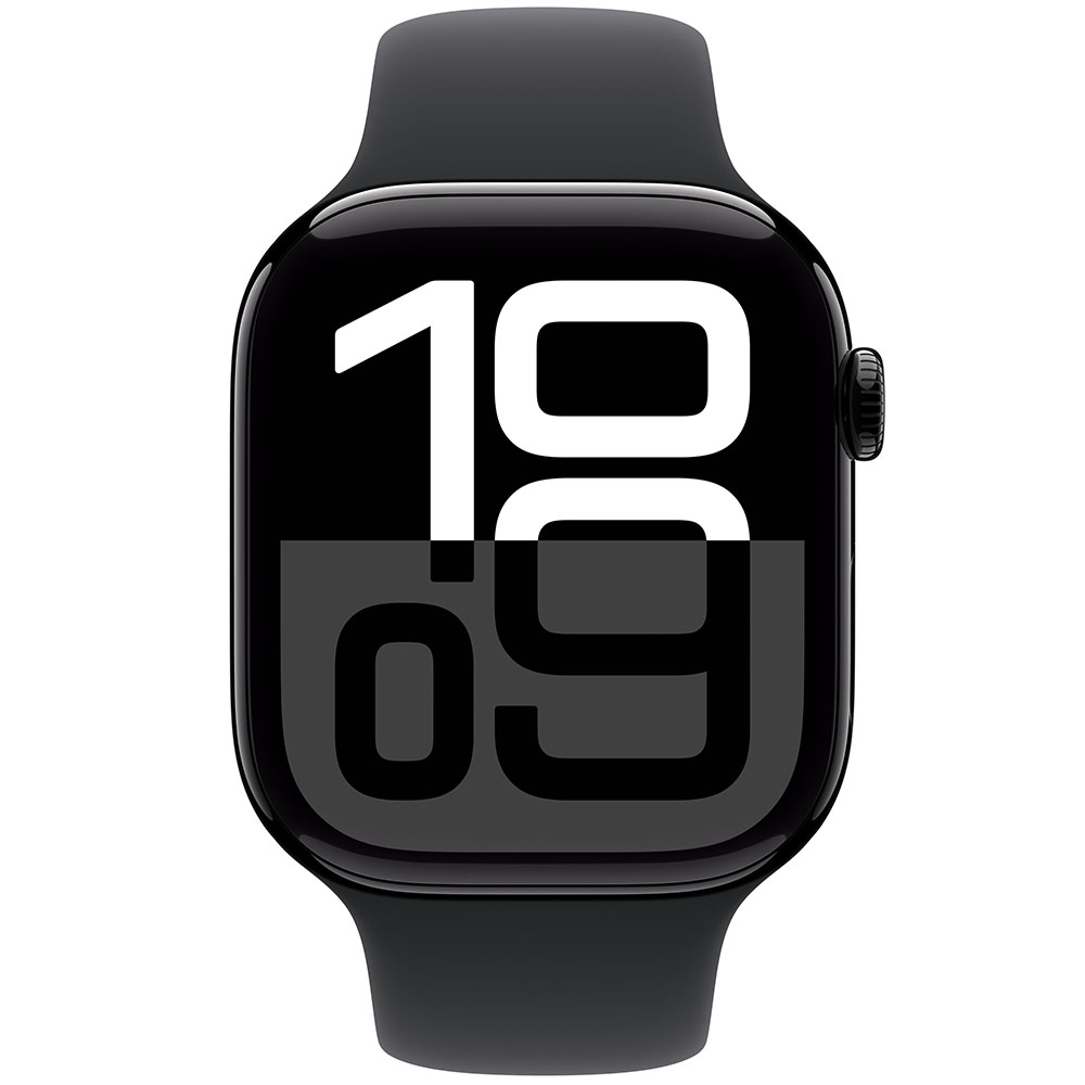 Смарт-годинник APPLE Watch S10 GPS+Cellular 46mm Jet Black Aluminum Sport Band Black M/L (MWY43QH/A) Функціональність для дорослих