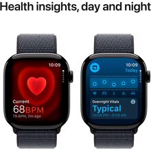 Смарт-часы APPLE Watch S10 GPS+Cellular 46mm Jet Black Aluminum Sport Loop Ink (MWY53QH/A)