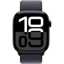 Смарт-часы APPLE Watch S10 GPS+Cellular 46mm Jet Black Aluminum Sport Loop Ink (MWY53QH/A)
