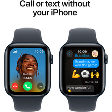 Смарт-часы APPLE Watch SE GPS+Cellular 40mm Midnight Aluminum Sport Band Midnight S/M (MXGC3QH/A)