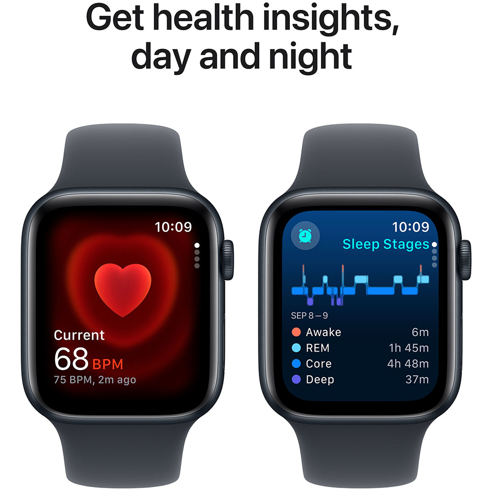 Внешний вид Смарт-часы APPLE Watch SE GPS+Cellular 40mm Midnight Aluminum Sport Band Midnight M/L (MXGD3QH/A)