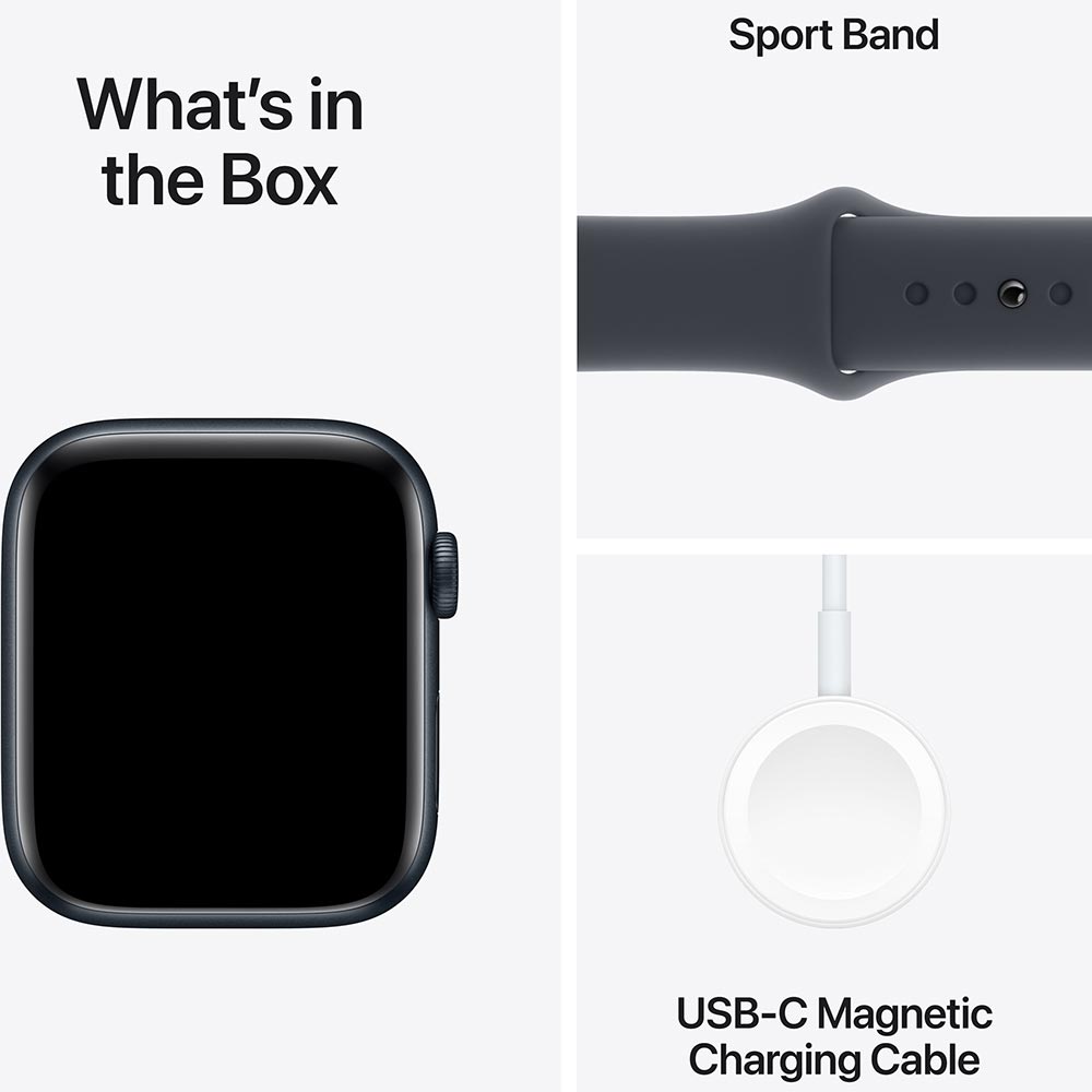 Фото Смарт-часы APPLE Watch SE GPS+Cellular 40mm Midnight Aluminum Sport Band Midnight M/L (MXGD3QH/A)