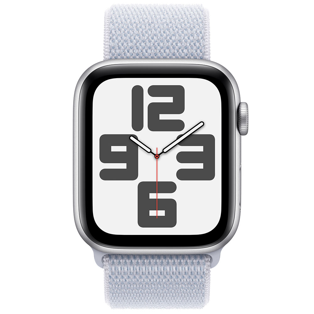 Смарт-часы APPLE Watch SE GPS+Cellular 40mm Silver Aluminum Sport Loop Blue Cloud (MXGE3QH/A) Функциональность для взрослых