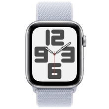 Смарт-часы APPLE Watch SE GPS+Cellular 40mm Silver Aluminum Sport Loop Blue Cloud (MXGE3QH/A)