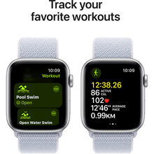 Смарт-часы APPLE Watch SE GPS+Cellular 40mm Silver Aluminum Sport Loop Blue Cloud (MXGE3QH/A)