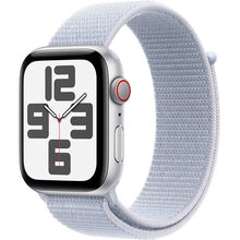 Смарт-часы APPLE Watch SE GPS+Cellular 40mm Silver Aluminum Sport Loop Blue Cloud (MXGE3QH/A)