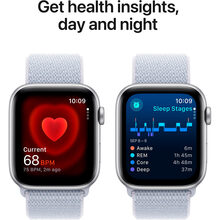 Смарт-часы APPLE Watch SE GPS+Cellular 40mm Silver Aluminum Sport Loop Blue Cloud (MXGE3QH/A)