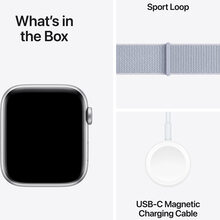 Смарт-часы APPLE Watch SE GPS+Cellular 40mm Silver Aluminum Sport Loop Blue Cloud (MXGE3QH/A)