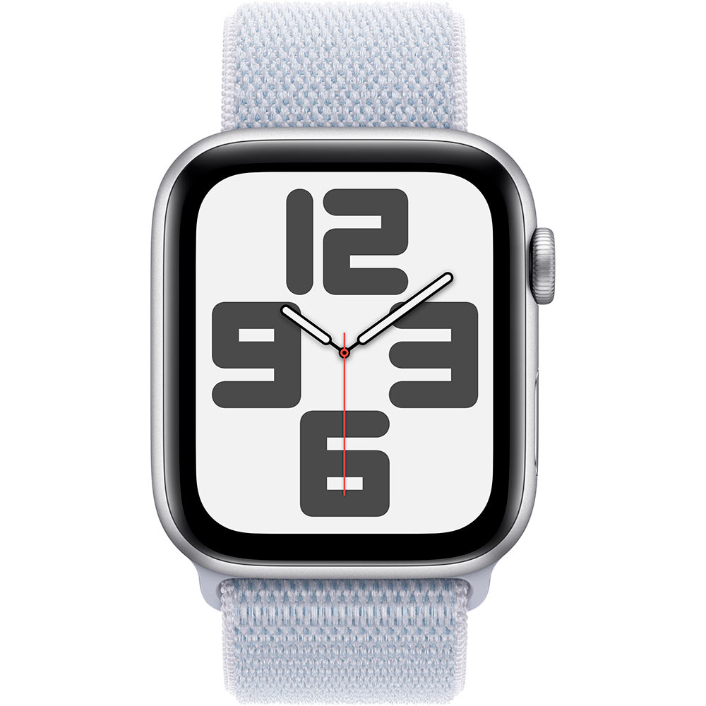 Смарт-часы APPLE Watch SE GPS+Cellular 40mm Silver Aluminum Sport Loop Blue Cloud (MXGE3QH/A) Функциональность для взрослых