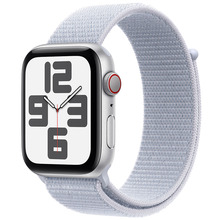 Смарт-часы APPLE Watch SE GPS+Cellular 40mm Silver Aluminum Sport Loop Blue Cloud (MXGE3QH/A)