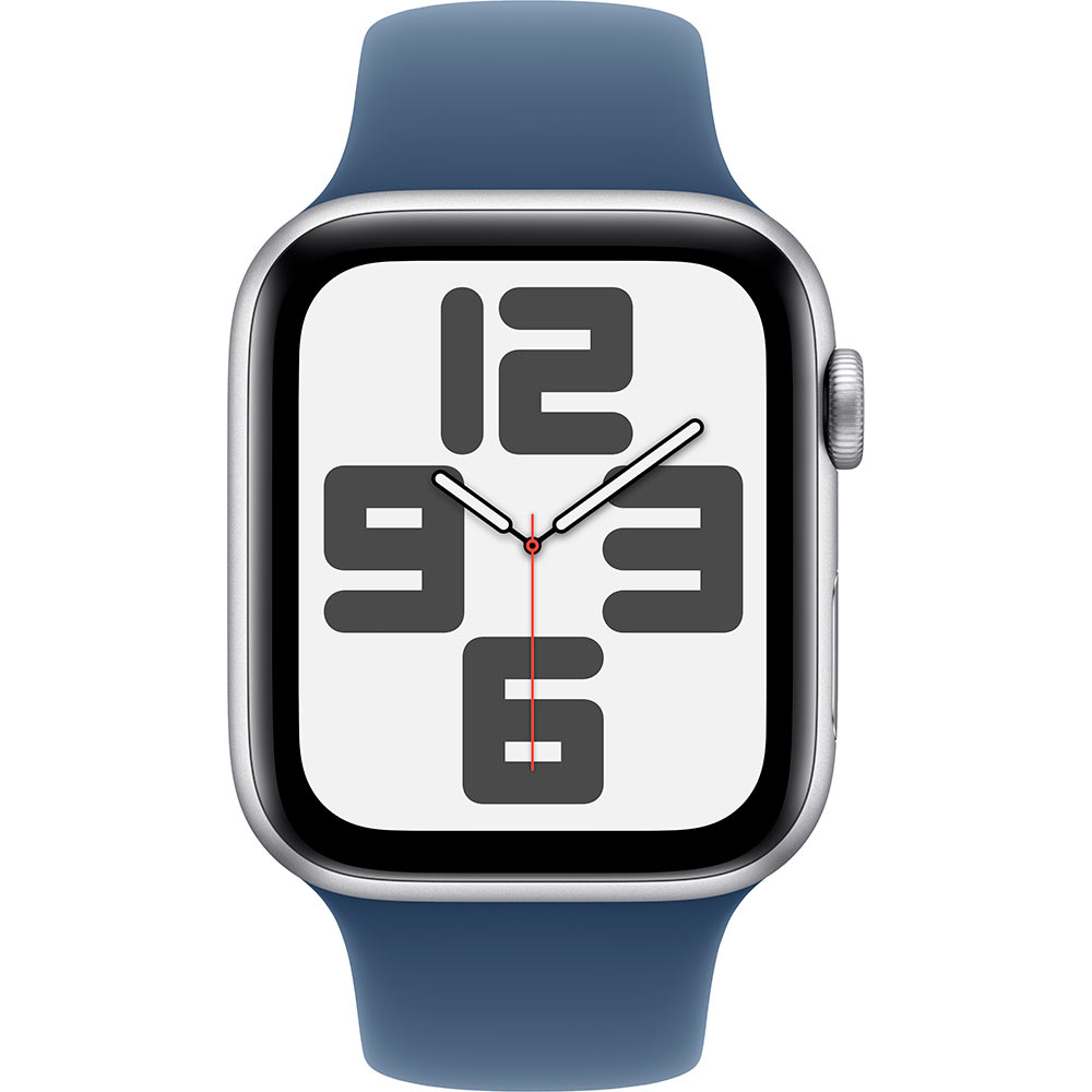 Смарт-часы APPLE Watch SE GPS+Cellular 40mm Silver Aluminum Sport Band Denim M/L (MXGG3QH/A) Функциональность для взрослых